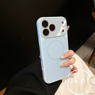 Ốp điện thoại silicon lỏng sang trọng cửa sổ lớn tức thì 17 từ tính phù hợp cho iPhone 13 14 15 16 17 Pro max mờ bao gồm tất cả các ống kính bao gồm vỏ silicon chống rơi