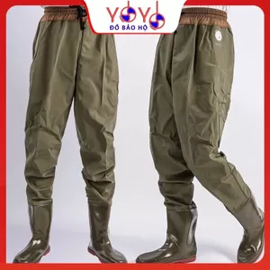 Ủng Quần Cao Su 2 Lớp Vải Đế Đỏ TÀU NÂU - Size 36-43 - Chống Nước, Lội Bùn, Làm Vườn - Nam & Nữ CAO CẤP