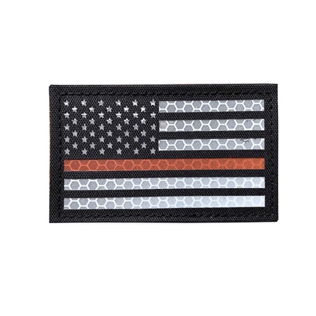 Patch phản quang cờ Mỹ dán quần áo_ba lô_túi xách _retro
