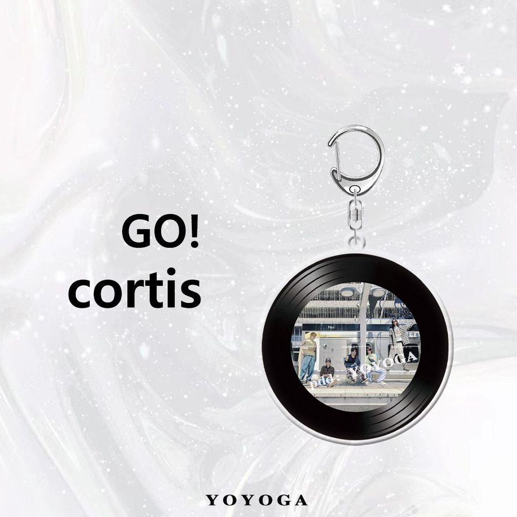 CORTIS xung quanh GO album nên hỗ trợ móc chìa khóa acrylic túi treo An Hao Triệu Vũ Phàm