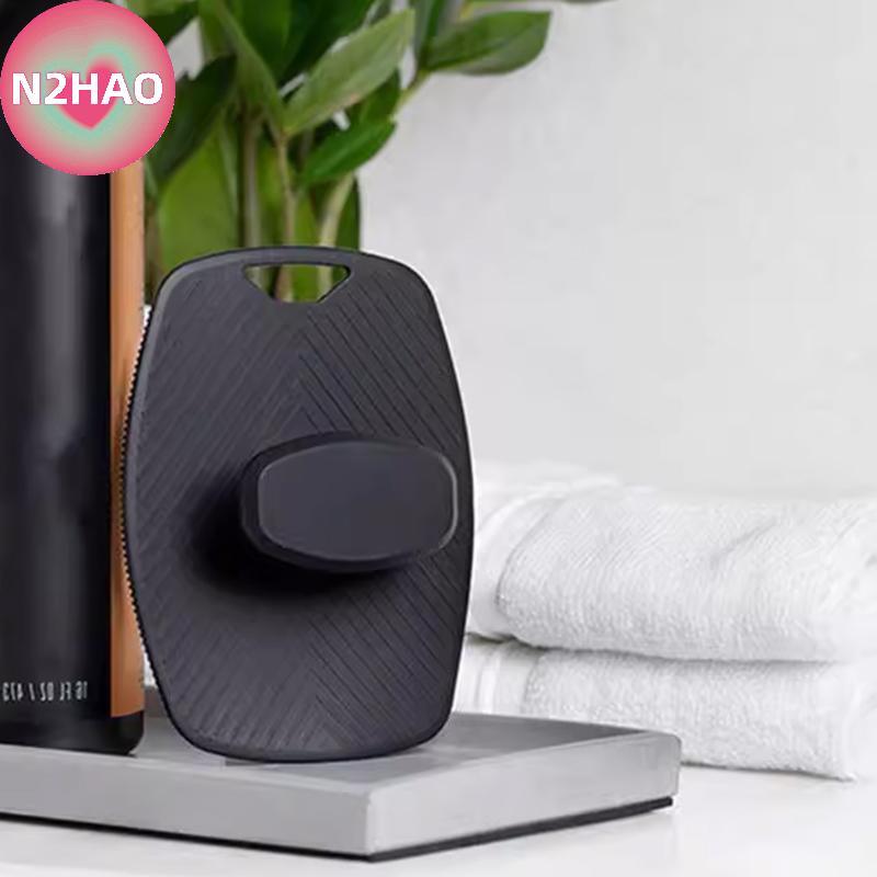 Bàn chải tẩy tế bào chết toàn thân N2HAO Bàn chải làm sạch lưng có lỗ móc Bàn chải silicon n