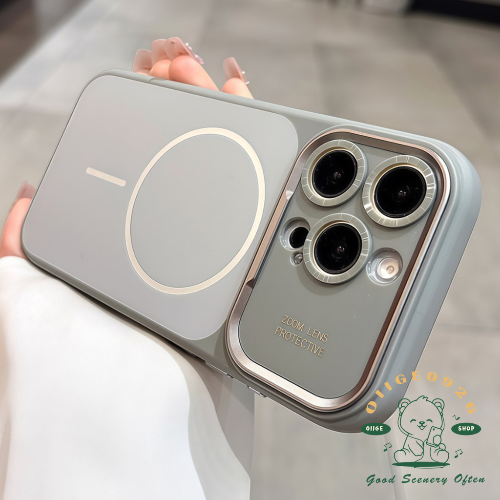 【 Ốp lưng iPhone17 】 Túi khí mờ Da cảm giác Vỏ điện thoại từ tính iphone17 Pro Max 16 15 14 cho vỏ iPhone Vỏ mềm silicon TPU chống sốc