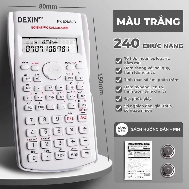 Máy Tính Khoa Học 240 Chức Năng Cho Học Sinh Cấp 2 Cấp 3, Đa Năng, Màu Sắc Pastel Xinh Xắn Và Tiện Lợi