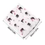 EDIWANY 10 Túi Đựng Giày, Túi Đựng Giày Chống Bụi Nơ Thỏ, Bộ Dụng Cụ Sắp Xếp Giày Có Thể Tái Sử Dụng Hoạt Hình Nhẹ