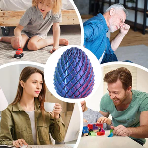 3D Rồng Trứng Thần Tài Đồ Chơi Co Giãn Trang Trí Trứng Rồng Cảm Giác Thần Tài Đồ Chơi Dành Cho Trẻ Em Người Lớn Lớp Học Đi Học Học Tập Nhà