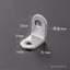 Kích thước nhỏ Hai lỗ dày bằng thép không gỉ Mã góc Laminate Hỗ trợ Đầu nối laminate Hình chữ L Giá đỡ góc phải Sắt góc 90 độ