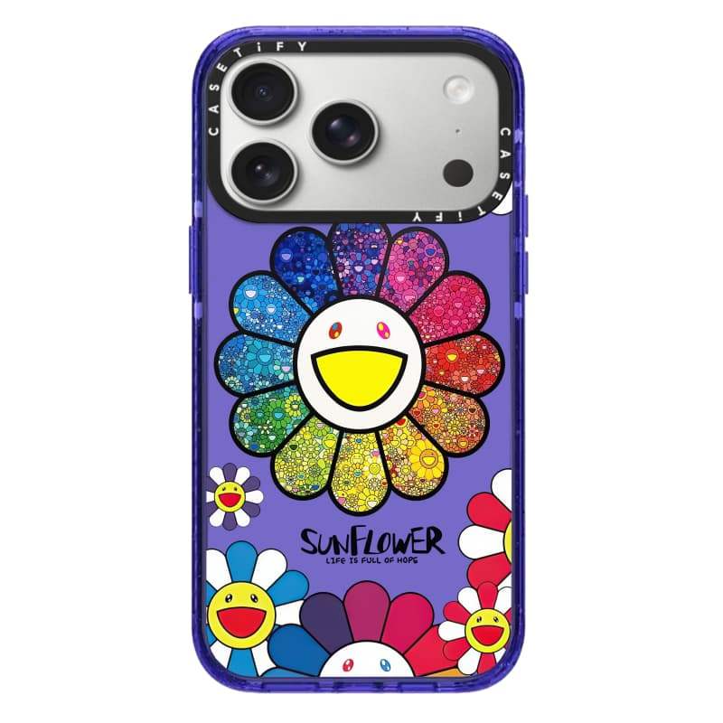 CASECASE X Hoa Hướng Dương Cam / Đỏ / Perri Bộ Sưu Tập Kẹo Tím Màu Trong Suốt Cứng Từ Tính Hút Tác Động Dành Cho Apple IPhone 13 14 15 16 17Pro Max Plus Có Hộp
