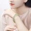 Vòng tay ngọc bích thời trang, phù hợp ngày nắng, thiết kế nhẹ nhàng