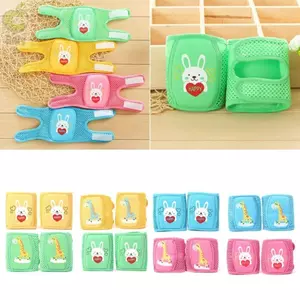 Rolyn Miếng đệm đầu gối cho bé từ vải polyester và cotton, dễ co giãn - Hộp đựng đồ chơi crawling bảo vệ trẻ nhỏ