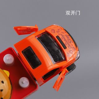 Quán Tính Nhà Chơi Trẻ Em Mô Phỏng Bánh Xe Vận Chuyển Burger Đồ Chơi Xe Ô Tô Kem Mở Cửa Thức Ăn Nhanh Xe Tải