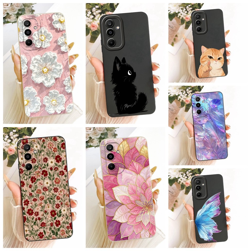 Dành Cho Samsung Galaxy M16 5G M166P Ốp Lưng Cho Samsung Galaxy F16 5G E166P Ốp Điện Thoại Silicon Sơn Ngộ nghĩnh Dễ Thương