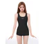 Bộ đồ bơi one-piece nữ màu trơn backless, kiểm soát vòng eo, phù hợp đi biển