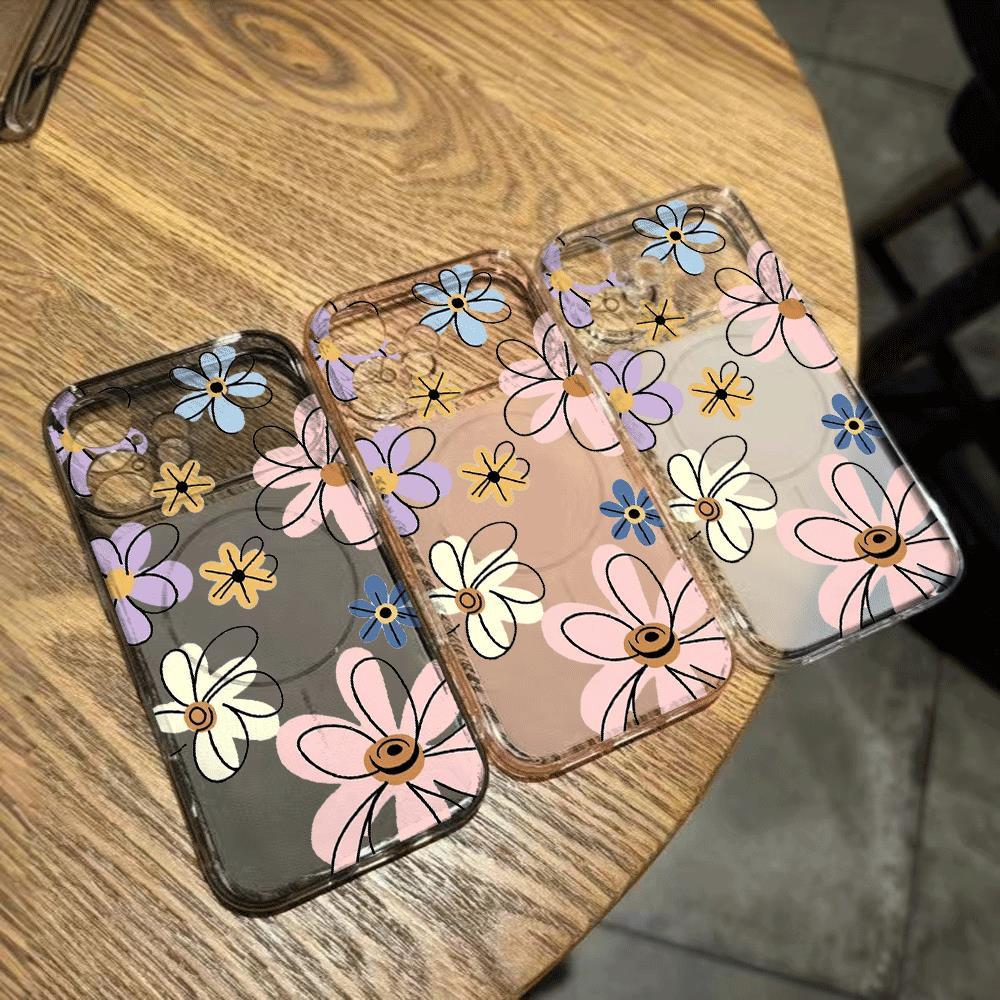 Màu hoa manga vẽ cho 16 trường hợp iPhone 17Air Corning trường hợp 14/13/11Pro
