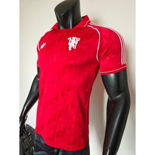 2026 – 27 Áo đấu phiên bản cầu thủ thông thường của Manchester United (Đỏ) – Vải thoáng khí cao cấp, Cá nhân hóa với tên & số của bạn, Có sẵn S – 2XL