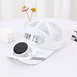 Mũ quạt chạy bằng năng lượng mặt trời dành cho người lớn Quạt làm mát có thể điều chỉnh 3 tốc độ Chuyến đi câu cá và cắm trại cuối tuần