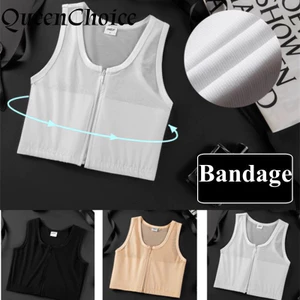 Corset nữ có dây kéo ngực và khóa băng, chất liệu lưới mỏng dính chắc chắn