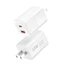 Củ Sạc Nhanh WIWU Nano GaN 65W WI-U012 - 2 Cổng USB-C & USB-A, Sạc Nhanh Cho Laptop, Smartphone