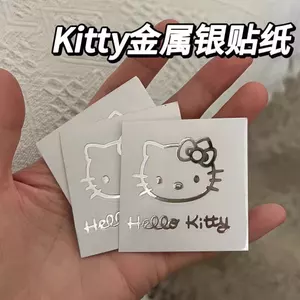 Hoạt Hình Dễ Thương Kitty Dán Sanrio Kim Loại Đơn Giản Máy Tính Bảng Điện Thoại Máy Tính Dễ Thương Chống Thấm Nước Miếng Dán Trang Trí 26.3.26