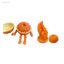 Poyingtis 3d In Hình Citrus Fidget Đồ Chơi Giảm Căng Thẳng – Bóng Xích Xoắn Ốc Có Thể Mở Rộng Chuyển Động Mịn Màng Thiết Kế Chanh Cam Thực Tế Để Tập Trung Giảm Lo Âu