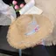 Mũ rơm flat top nữ lớn vành rộng, chất liệu rafia, chống nắng,perfect cho kỳ nghỉ hè bên bãi biển