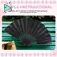 Quạt Gấp Trống Tay Thư Pháp Viết Nhảy Múa Cho Nam 33cm - Đen
