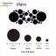 TRTR 26 Chiếc Gương Tròn 3D Acrylic Gương Treo Tường Stier DIY Phòng Ngủ Phòng Tắm Và TV Baground Phòng Stier Trang Trí Tường VN