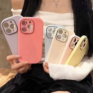 Ốp lưng iPhone cho iPhone 17 16 15 14 13 12 11 X XS XR 7 Pro ProMax Plus Ốp lưng silicon TPU mềm