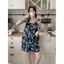 Bộ đồ ngủ nữ màu đỏ caro phong cách mỏng nhẹ, phù hợp cho loungewear