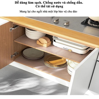 Tấm lót chống thấm tủ bếp tủ lạnh ngăn kéo tủ quần áo chống ẩm bẩn mốc chất liệu EVA không thấm nước