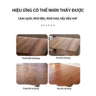 MiraLife SET 2 Nước lau sàn gói 30 miếng giấy lau sàn hòa tan có 5 mùi hương
