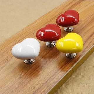 SET 5 Nút dán nhấn xả nước bồn cầu - tay nắm cửa hình Trái Tim đa năng tiện lợi sáng tạo