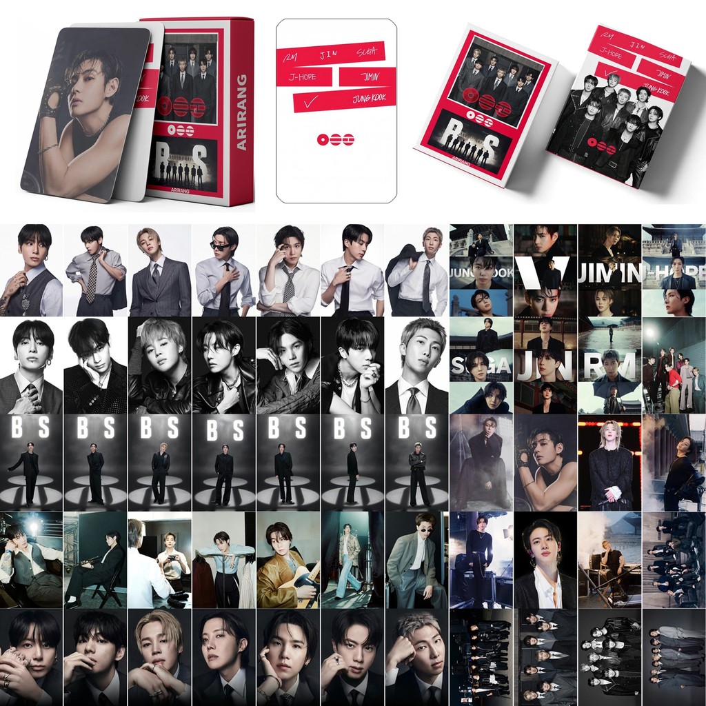 LINXX 55 Chiếc BTS ARIRANG Album Lomo Cards Quạt Kpop Thẻ Sưu Tập IDOL Photocard Hàng Hóa Lễ Hội Quà Tặng Băng Đô Hàn Quốc Kỷ Niệm