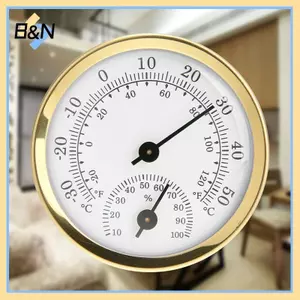 Đồng hồ đo nhiệt độ độ ẩm tương tự trong nhà B & N Nhiệt kế đo độ ẩm gia đình.