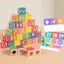 Đồ chơi học tập sớm bằng gỗ Montessori dành cho trẻ em Chữ cái Hình dạng màu sắc Nhận thức động vật Câu đố giáo dục mầm non [mới]