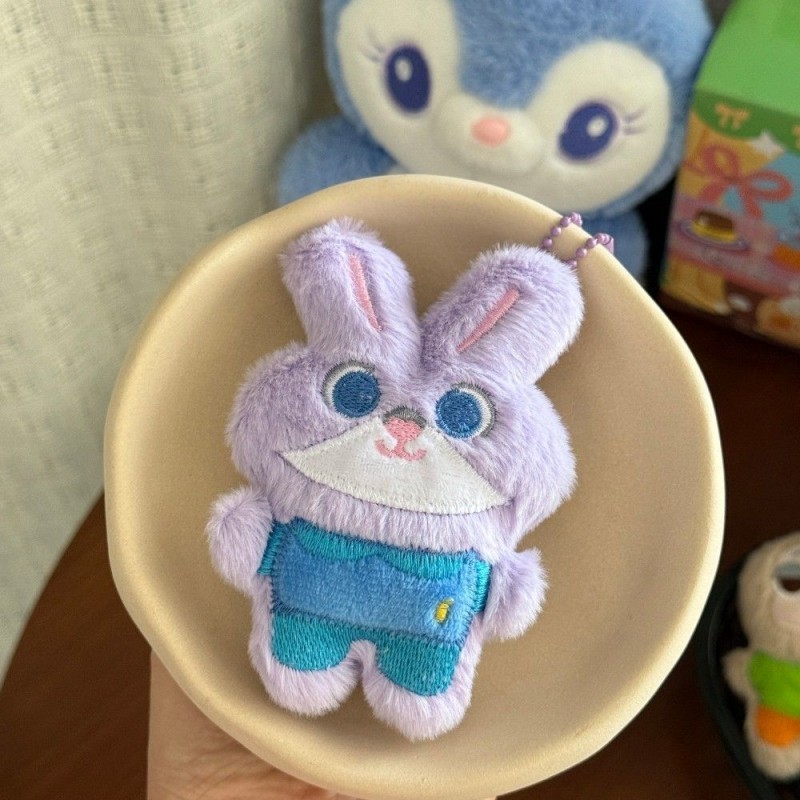 SQ5 Zootopia Judy Nick Sang Trọng Đồ Chơi Thỏ Dễ Thương Cáo Squeaky Búp Bê Nhồi Bông Móc Khóa Túi Charm QS5