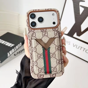Dành Cho iPhone 17 PRO MAX 16 PRO MAX 13 Pro Max 12 PRO MAX Sang Trọng Có Khe Cắm Ví Thẻ Vỏ Điện Thoại. Phong cách mới Thiết kế độc đáo Vỏ chống sốc.