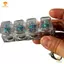 4 / 9 Phím Bàn Phím Cơ Máy Kiểm Tra Trục Bàn Phím LED Chìa Khóa Giảm Căng Thẳng DIY Nút Keycap Móc Khóa Đồ Chơi Quà Tặng Mới