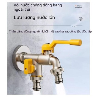 Vòi nước đồng 2 chế độ - Tiết kiệm, hiệu quả, đa mục đích, Vòi nước hai chế độ, đồng, 2 đầu ra