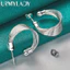 URMYLADY Hoop Earrring Bạc 925, Phù Hợp Tiệc Cưới