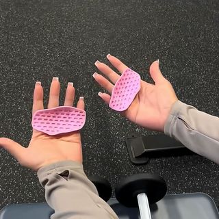 ✅ Không trơn trượt ✅ bảo vệ Bàn tay pad Trong Kho Thanh ngang thể dục silicone Tay cầm Iron Palm Pad Silicon chống trơn trượt, bảo vệ lòng bàn tay khi tập thể dục cầm tay
