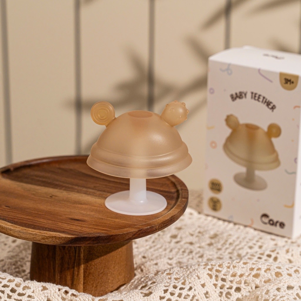 [ĐÃ KIỂM NGHIỆM] [TẶNG HỘP] Đồ Chơi Gặm Nướu Silicon Organic Mềm, An Toàn Cho Bé LiLcare