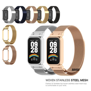 Dây đeo bằng thép không gỉ Dây đeo Milanese thoáng khí cho Redmi Smart Band 2 3 / Xiaomi Smart Band 8 9 Active