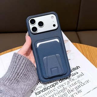 Ốp điện thoại đựng thẻ hình thang màu cam phù hợp cho iPhone 13 14 15 16 17 Pro Max bao gồm tất cả vỏ silicon chống rơi