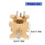 Giá đỡ chuyển động đồng hồ bằng đồng thau chính xác Treeling dành cho các nhà sản xuất đồng hồ chuyên nghiệp và sửa chữa DIY Hộp đựng đồng hồ