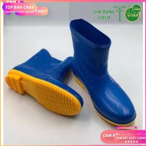 ỦNG cổ ngắn người lớn đi mưa,ủng làm vườn ,làm bếp ,nhựa dẻo êm chân bền đẹp