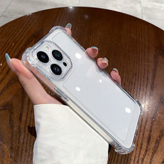 Dày túi khí góc áp dụng cho iPhone17promax/16/17 chống rơi 14/13 vỏ mềm 12 trong suốt 11