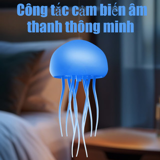 Đèn Sứa Nhảy Múa Thần Kỳ,Điều Khiển Bằng Giọng Nói Thông Minh,Đa Sắc Màu,Đồ Trang Trí Phòng,Quà Sinh Nhật Cho Trẻ Em