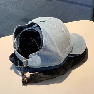 Mũ Bóng Chày Nữ Denim, Phù Hợp Ngoài Trời và Che Nắng