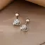 Bông tai kim bạc S925 Ruyi Knot thanh lịch dành cho nữ