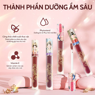 Son Kem Lì Catkin Mịn Dễ Thoa Tán Lên Màu Chuẩn Làm Đầy Rãnh Môi Hợp Trend Hàn Trung